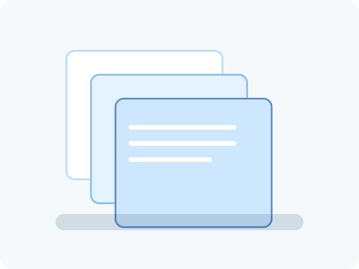 Foam sheet packaging stack